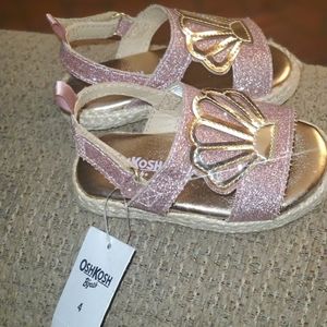 Osh Kosh b'Gosh gold Oceana toddler sandles